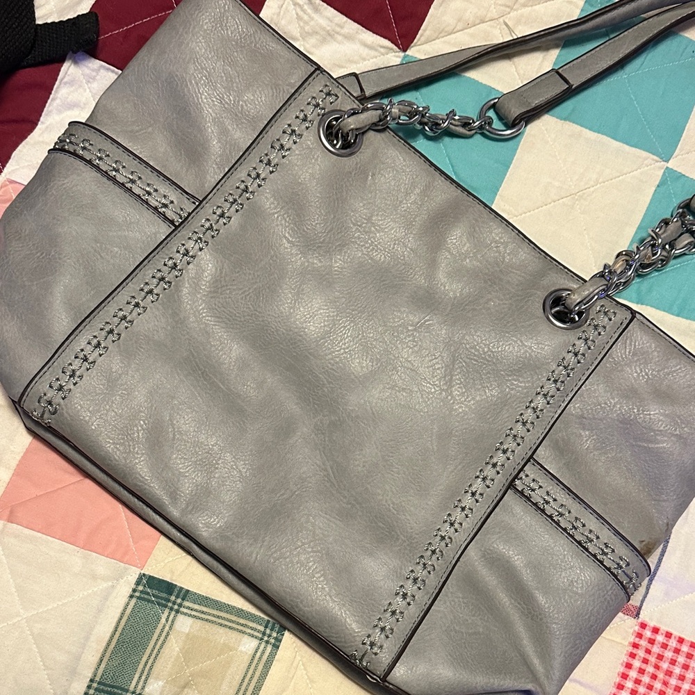 Chic Gray Women's Tote Bag